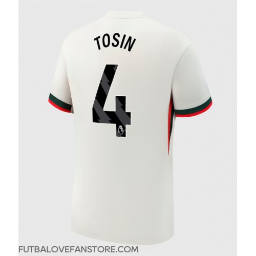 Chelsea Tosin Adarabioyo #4 Vonkajší futbalový dres 2025-26 Krátky Rukáv Chelsea Tosin Adarabioyo #4 Vonkajší futbalový dres 2025-26 Krátky Rukáv